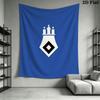 Hamburger SV A Wall Hanging Printed Fabric Blanket Decorative Tapestries for Bedroom Living Room Home Decor