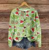 Women's Vintage Knit Button Print Cardigan Jacket