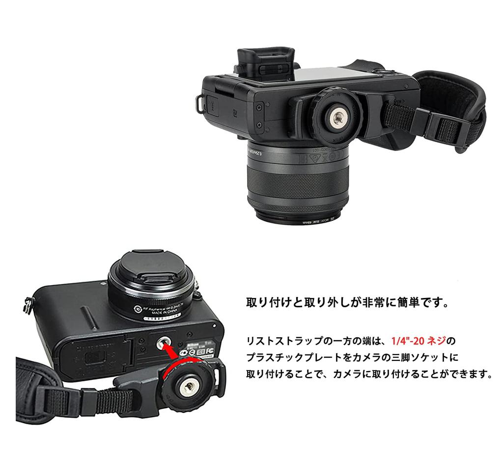 JJC Camera Handle Camera Wrist Strap with Adjustable Compatible with Nikon Z7 Z6 Coolpix Cameras Strap, Strap, Grip, Belt, Anti-Drop ZR, Zf, Zfc, II,