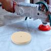 Metal Disc Pad Polisher Wheel Beige Buffing Garden Home Rotary Tool Wool 200x25mm Grinding Polishing Glass Hot
