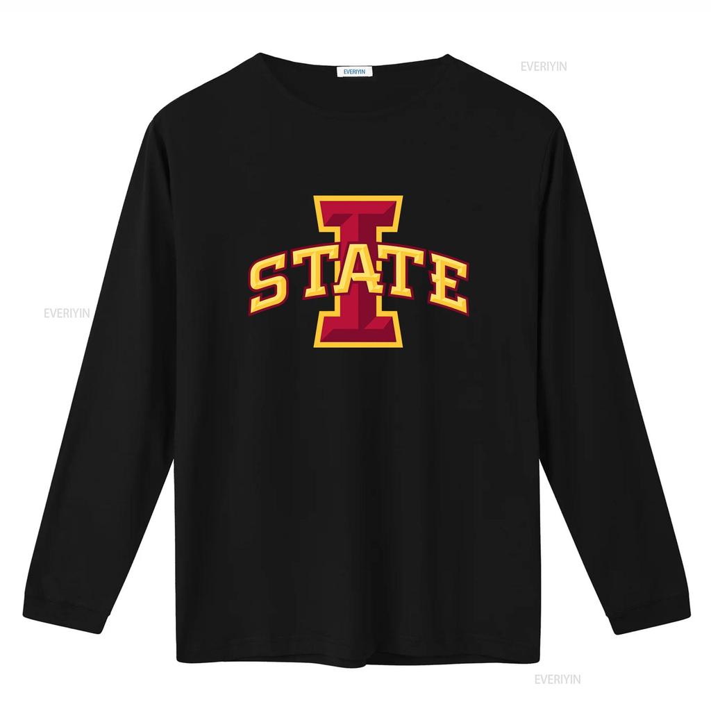 Iowa STATE Koszulka Softstyle Ubrania College'owe Duch Szkoły Fan Stylowy Design vintage Prana Góra Do Codziennego Noszenia z grafiką