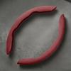 2pcs Luxury Steering Wheel Cover Breathable Material Anti-Slip Cover  All-Weather Driving