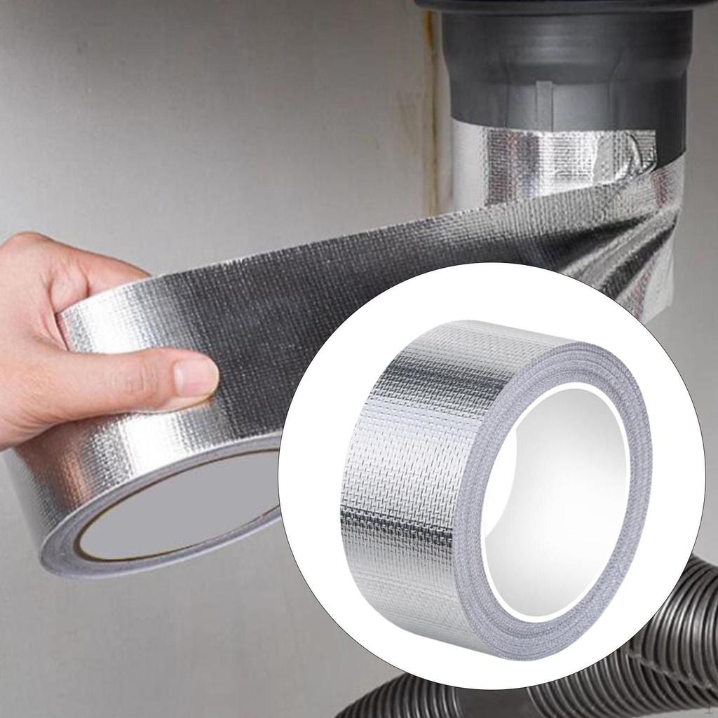 Aluminum Fiberglass, Waterproof, Self-, Tear-resistant, 5 M, Insulation for Automotive , Ducts