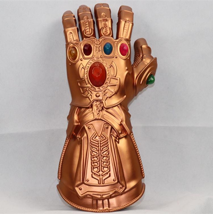 Marvel Avengers 4 Infinity Gauntlet: Premium Glowing Latex Thanos Gauntlet