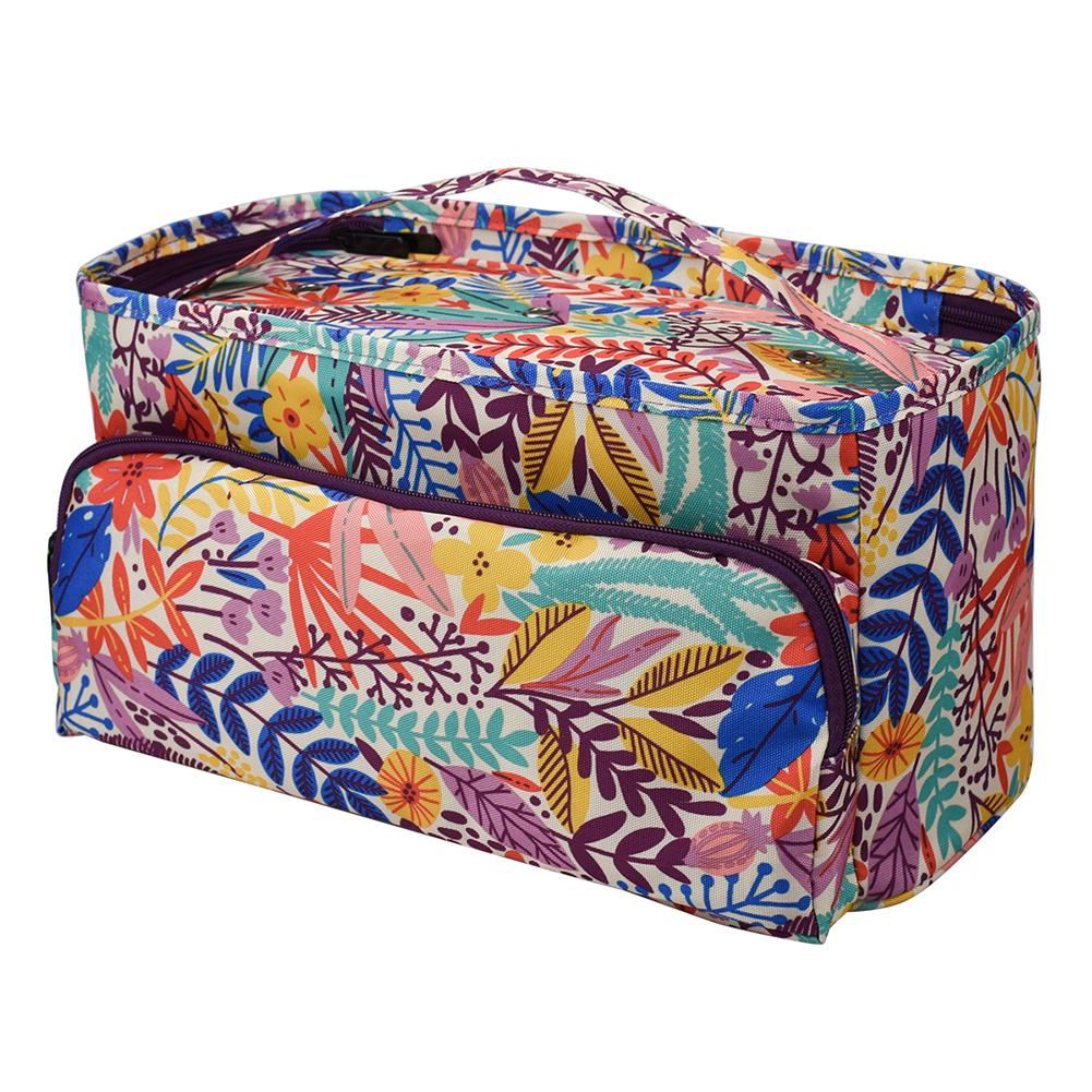 Oxford Cloth Yarn Storage Bag Knitting Crochet Bag Yarn Tote Wool Crochet Hooks Sewing Needles Tote Bag for DIY Thread Wool Yarn