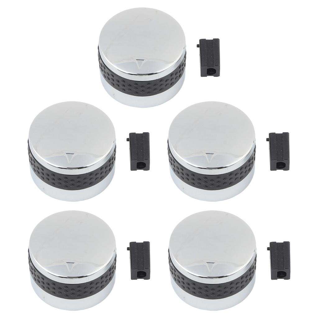 3PCS/5PCS/6pcs Gas Grill Control Knobs Replacement Non-slip Rotary Switches Fit BBQ Gas Grill For Oven Stove Round Accessories
