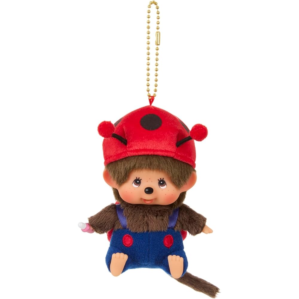 

Sekiguchi Monchhichi Keychain Ladybug 11x8x6cm Soft Toy Collectible