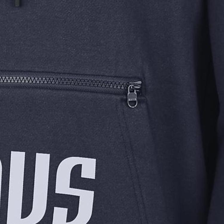 Jordan NBA Dallas Mavericks Courtside Statement Edition Loose Fit Hoodie Dark Blue Men Streetwear DR7000-419