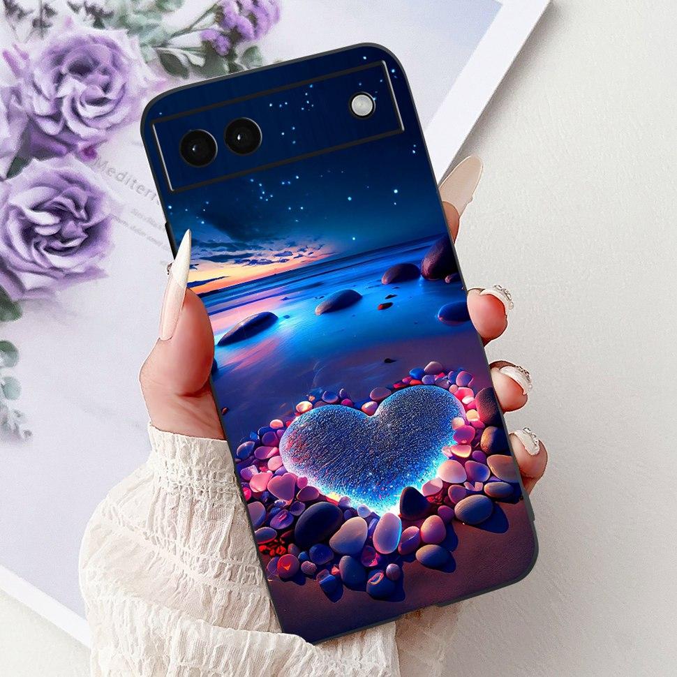 Luxury Painted Cover For Google Pixel 6A Case Soft Silicone Phone Case For Google Pixel 6A Google6A 2022 Back Cover 6.1"