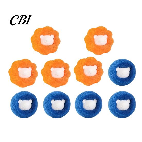 Washing Machine Pet Hair Catcher 10Pcs Lint Roller Wash Balls, Easy to Use Remover Remover, Catcher, Reusable Animal Removal Ball 10pcs