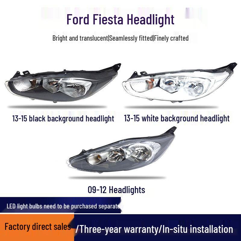 

Светодиодная фара в сборе и крышка дневного ходового огня для 09-15 Ford Fiesta 09-12 Brand Factory Passenger Right