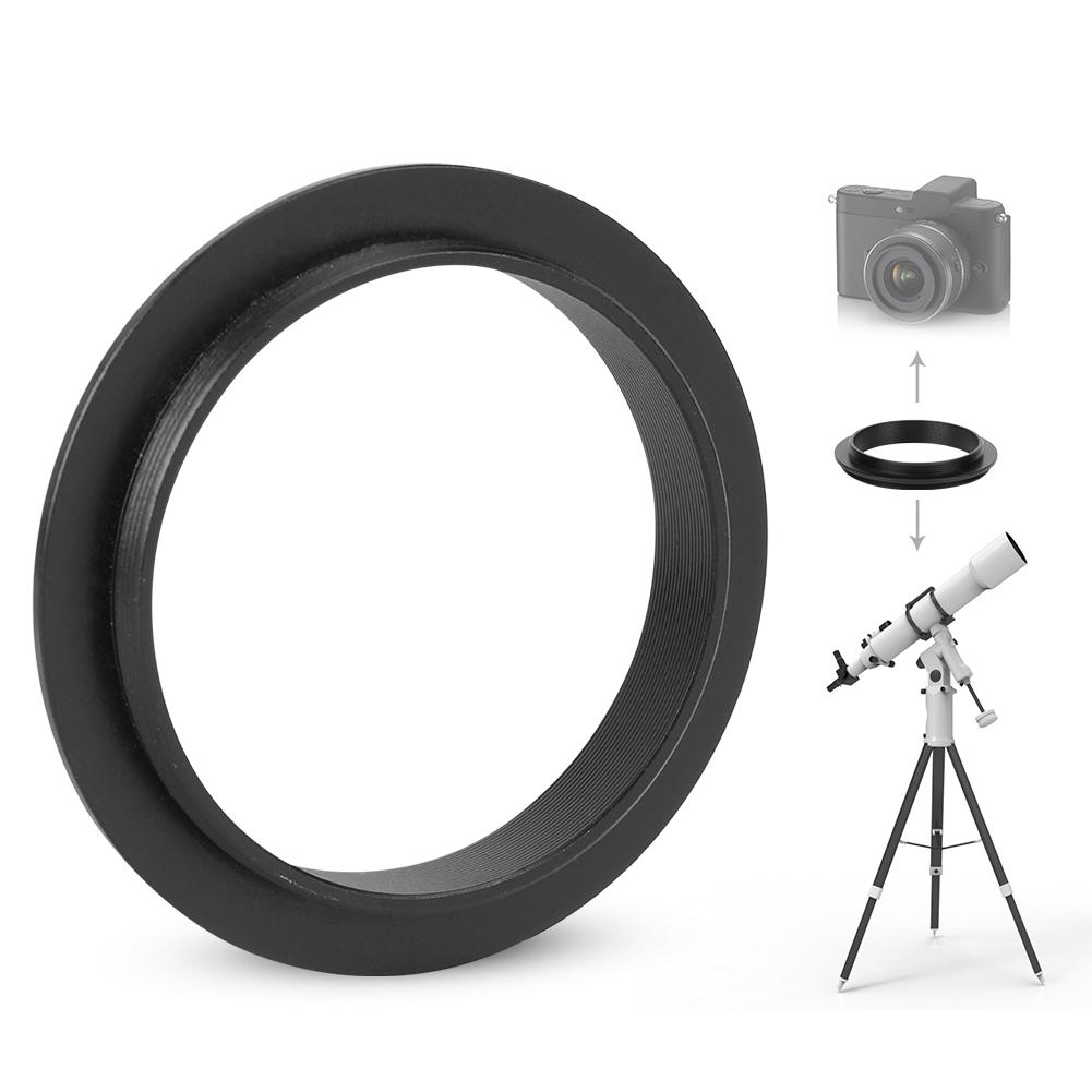 Astronomical Telescope Adapter  M48mm‑ M54mm Adapter  Aluminium Alloy Black Astronomical Telescope Accessory
