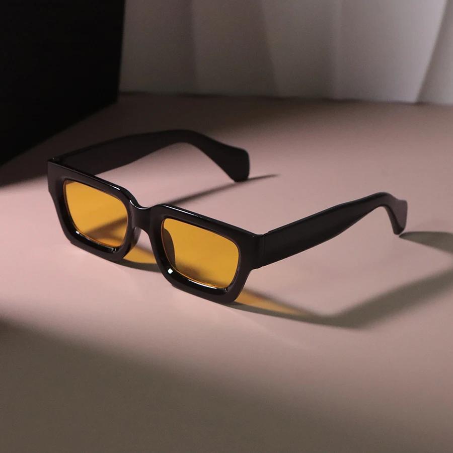 Square Vintage Sunglasses Women Men Rectangle Retro Sun Glasses Female Male Mirror Travel Punk Outdoor Shades