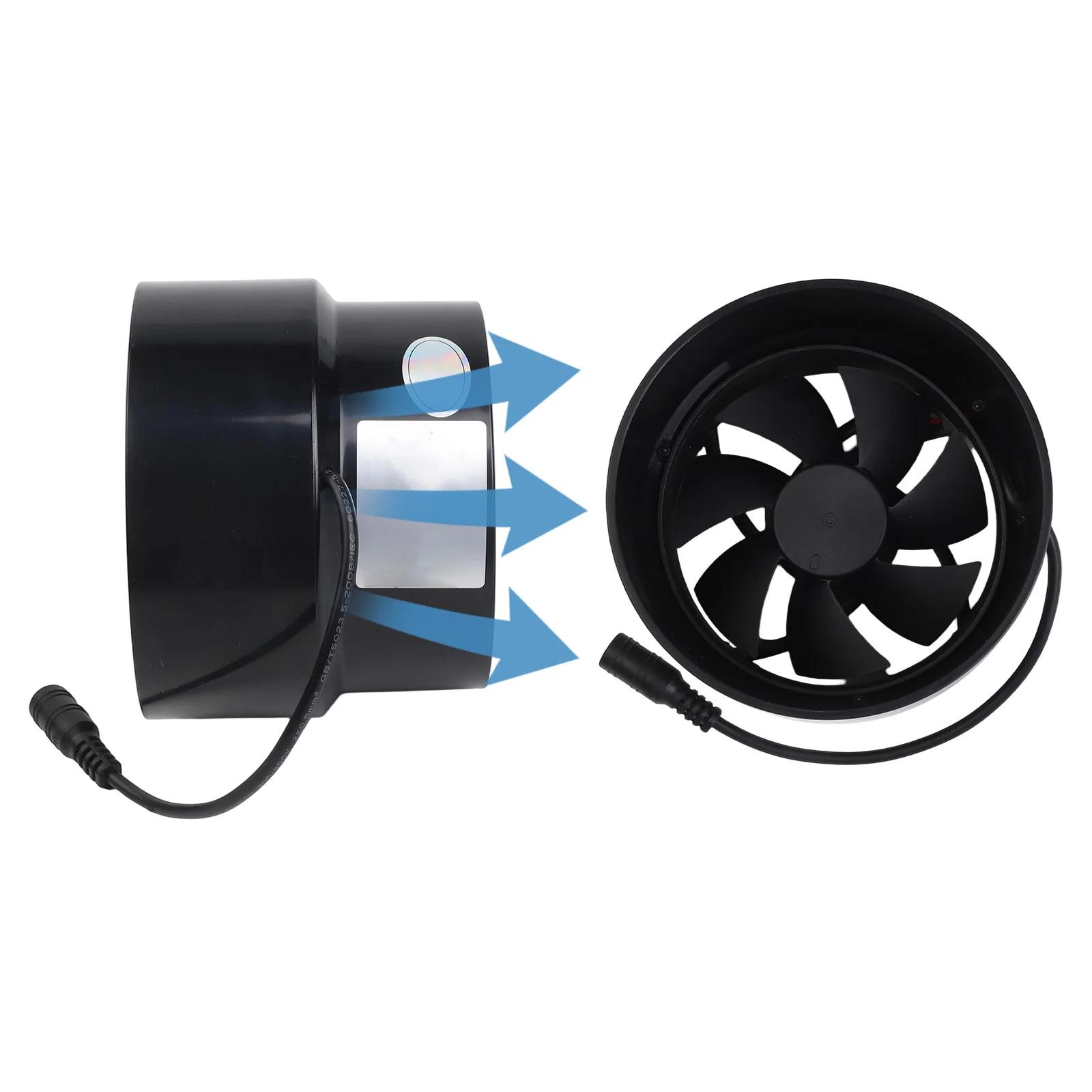 100mm-110mm Powerful Duct Fan 12V Ventilation Exhaust Fan For Home Outdoor Use Low-Noise Level Odor- Extraction Energy- Saving