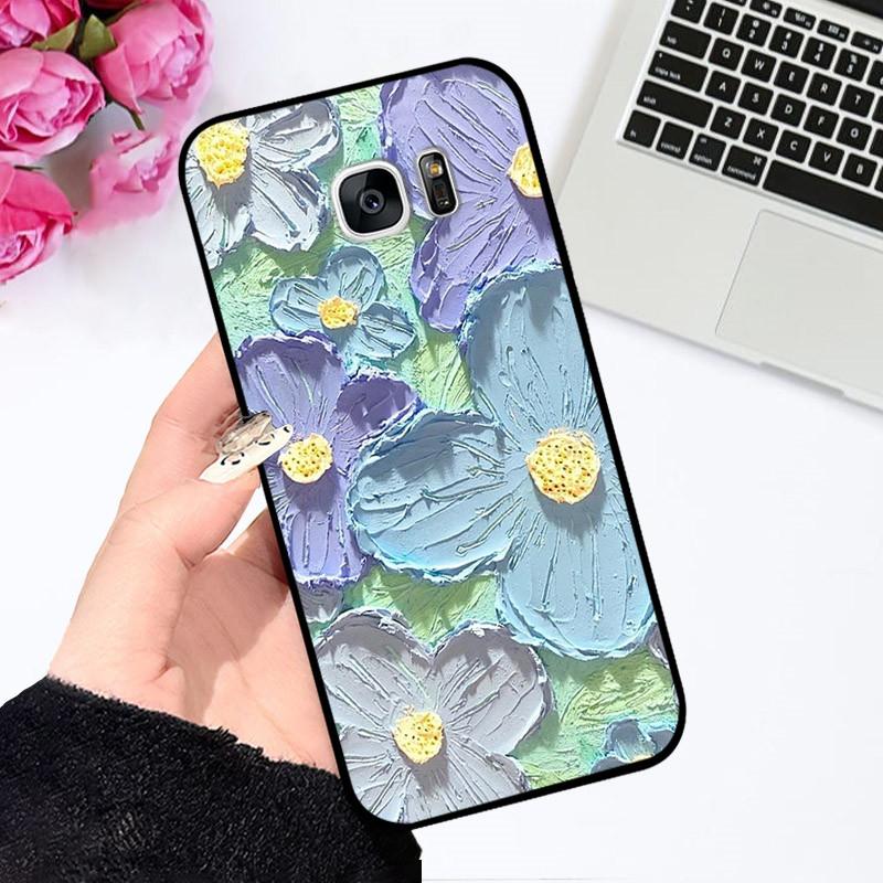 For Samsung Galaxy S7 Edge Silicone Case Astronaut Cute Soft TPU Phone Cover For Samsung Galaxy S6 S7 S 7 Edge Back Cover Bumper