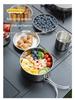 8-Piece Portable Stainless Steel Camping Tableware Set: Foldable Cups, Bowls, and Plates for Outdoor Picnic and BBQ Adventures