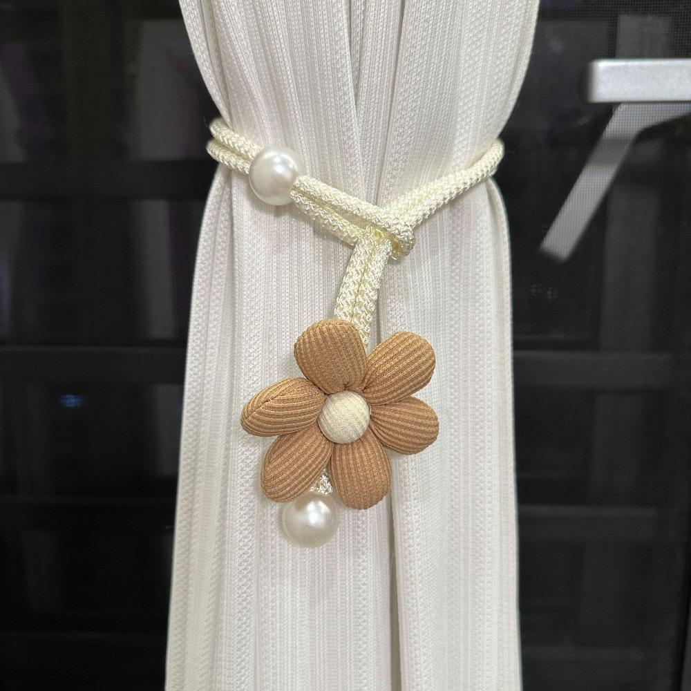 Elegant Curtain Tieback Adjustable Petal Curtain Buckle Sweet Petal Curtain Straps Bedroom