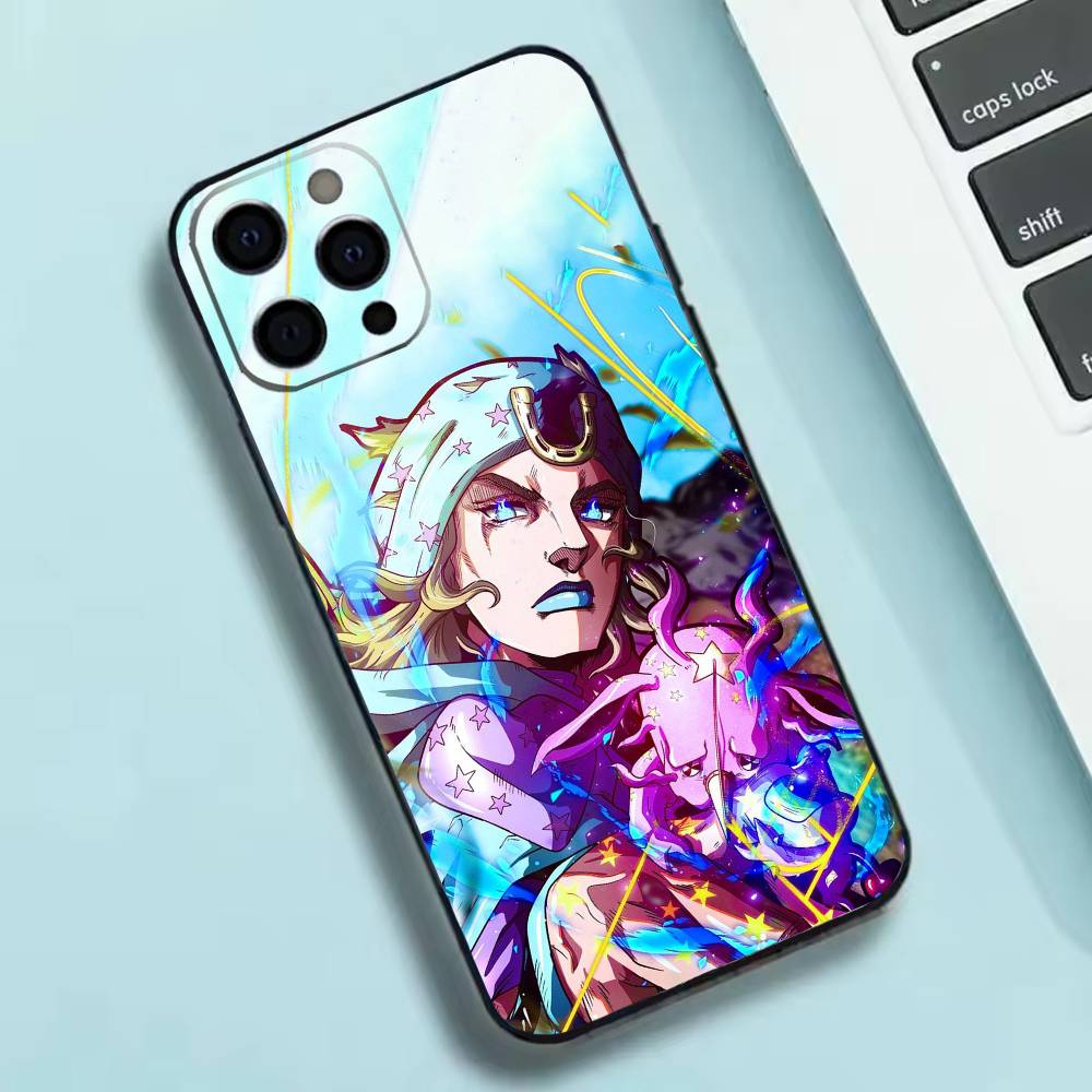 J-Johnny Joestar of the J-Jojo Phone Case Silicone Soft For IPhone 17 16 15 14 13 12 11 X XR Plus Pro Max Plus