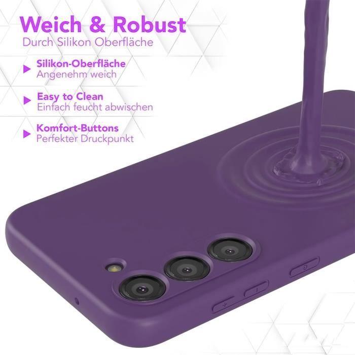 Coque - Samsung - Galaxy S24 Plus - Silicone Mat - Ultra Slim - Violet Foncé