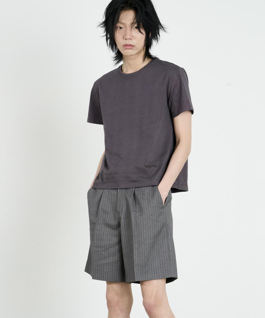 DUSTYWHITE Gray Pinstripe Shorts