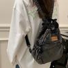 Großkapazität Denim Rucksack Multifunktionale Brusttasche Damen Schulter Crossbody Tasche