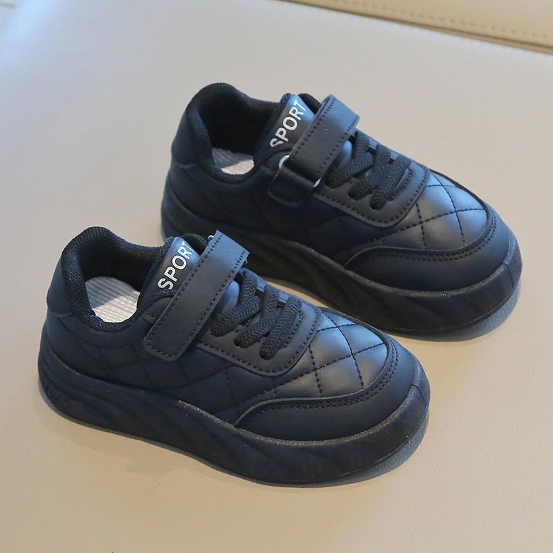 Kids Casual Sneakers Boys Girls Fall Soft Sole Toddler Shoes With Velcro