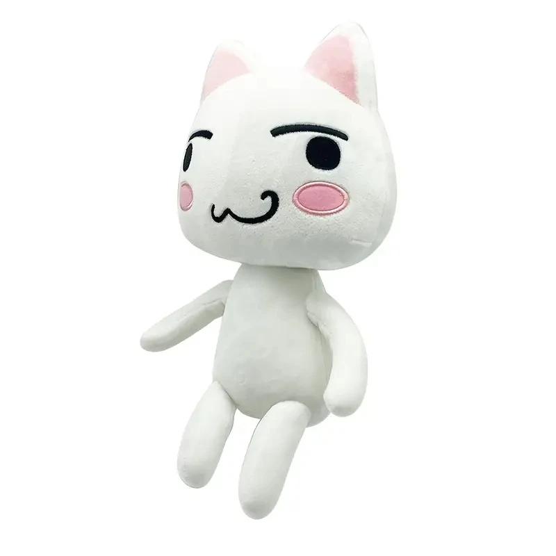 28cm/11,02in Kawaii Toro Inoue Plyšová hračka Kočka Měkká anime Kreslená zvířátka Panenka Dekorace do pokoje Narozeniny Vánoční dárek