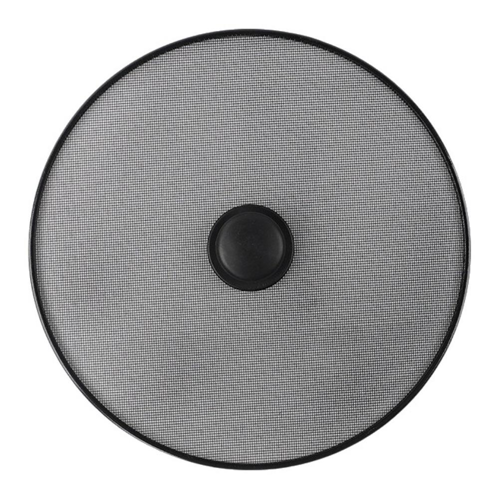 Anti-Splash Splatter Screen With Handle Anti Grease Lid Oil Splash Guard  Oil Cooking 7.48x7.48 in чёрный