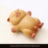 Zisha Zodiac Pig Tea Pet: Handmade Tea Tray Set with Cartoon Cute Fish Design