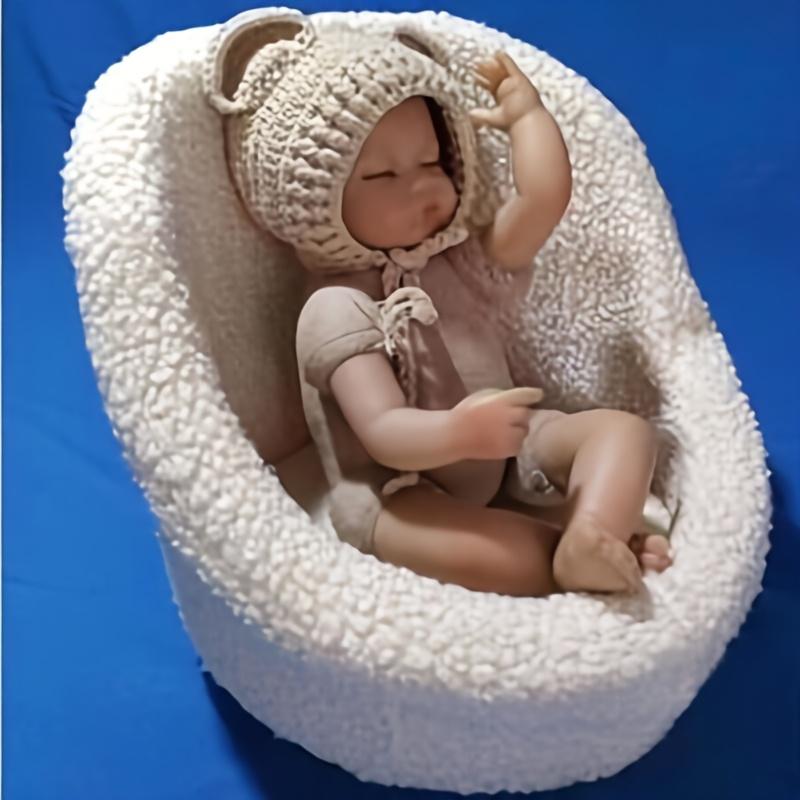 Holiday Gift Studio Photography Prop Sofa - Polyester Fiber, Cozy Pose for Youngsters Ideal for Photo Shoots and Video Recording