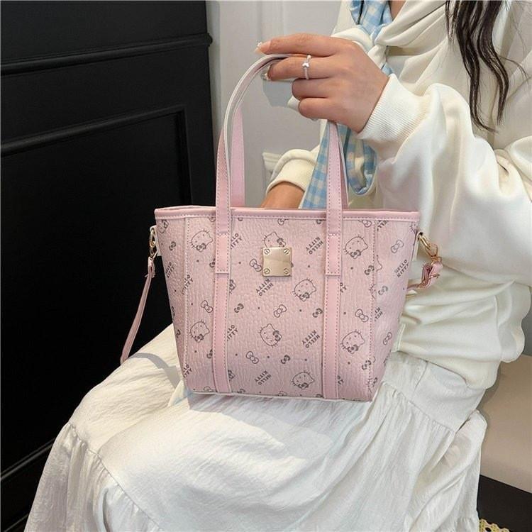 Print Cartoon Crossbody Bag Sweet Versatile Handbag For Girl Outings