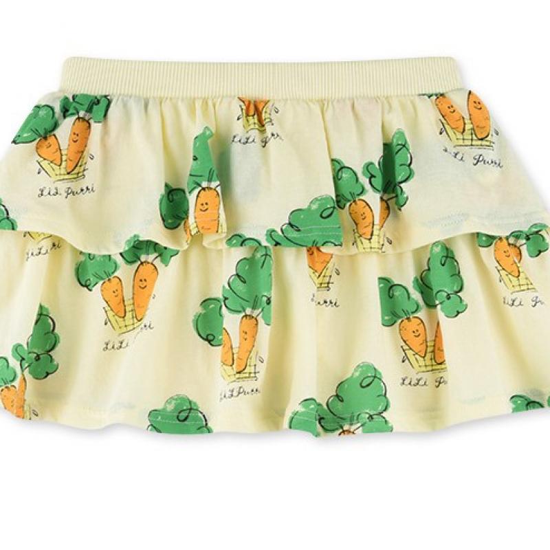 [lilipuri] Picknick-Sweatshirt, Oberteil und Unterteil, Gelb 