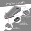 4Pcs Door Stop Set Non-Slip Door Wedge Durable Door Buffers Reusable Shock Absorbent Door Stop Stoppers Door Rear Retainer Kit