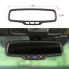 Rearview Mirror Cover Trim Frame Carbon Fiber For Camaro 10-15 Inner Accessories
