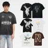 Europäische und amerikanische Trendmarke REPRESENT Buchstabe T-Shirt Slogan gedruckt kurzärmeliges T-Shirt Herren und Damen Amerikanischer High Street