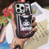 Kuromi Stand Phone Case for Apple 11 - Black