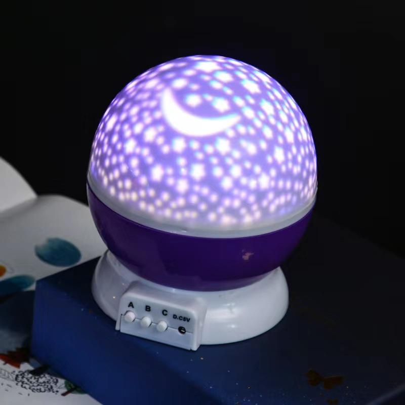 Starry Projector Night Light Rotating Sky Moon Lamp Galaxy Lamps Home Bedroom DecorationStarlight Christmas Lights for Kids Gift