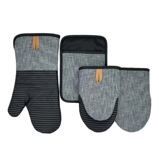 Mini Oven Mitts Neoprene Palm Oven Gloves with Hanging Loop Heat Resistant Kitchen