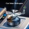 Carro Solar a Helicóptero Purificador de Ar Hélice Giratória Acessórios de Interior Suprimentos de Aromatização Modelo de Caça Decoração com Perfume