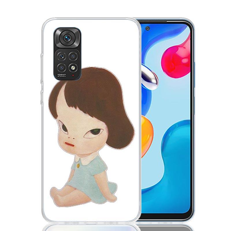 Y-Yoshitomo Nara Phone Case For Xiaomi Redmi Note 15 14 13 12S 12 Pro Plus 11S 11E 11 11T 10S 10 Art Soft Pattern Cover Redmi No