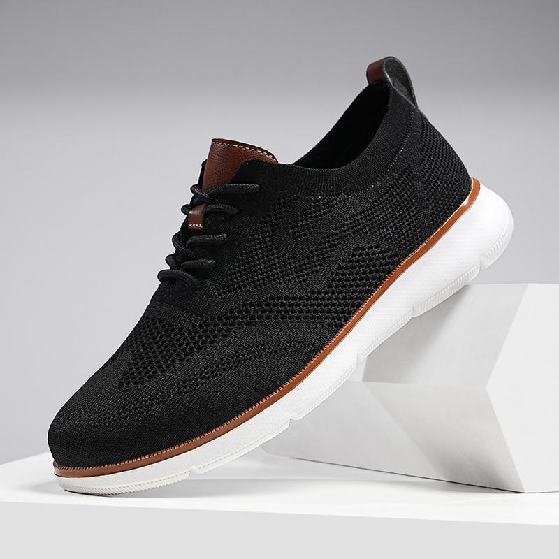 New Large-size Men's Shoes Summer Breathable Sneakers Fly-woven Mesh Shoes Men's Size Running Shoes