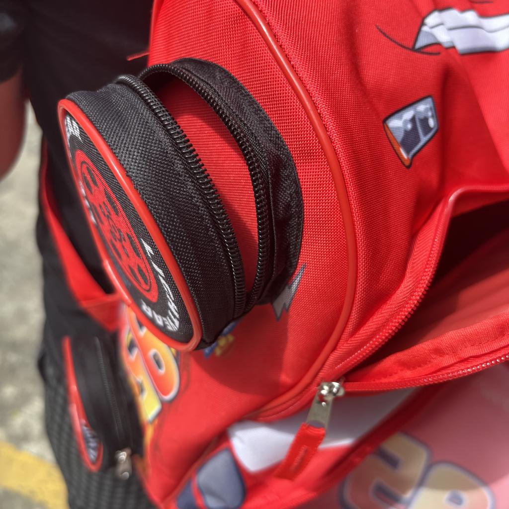 2026 New Mcqueen Backpacks School Bag Cute Children's Backpack Anime Cartoon Bag Cute Large Capacity Travel Car Backpack Casual