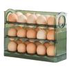 Egg Storage Box For Kitchen Large Capacity Egg Tray With Handle Multi Layer Anti Fall Egg Holder Timing Egg Rack