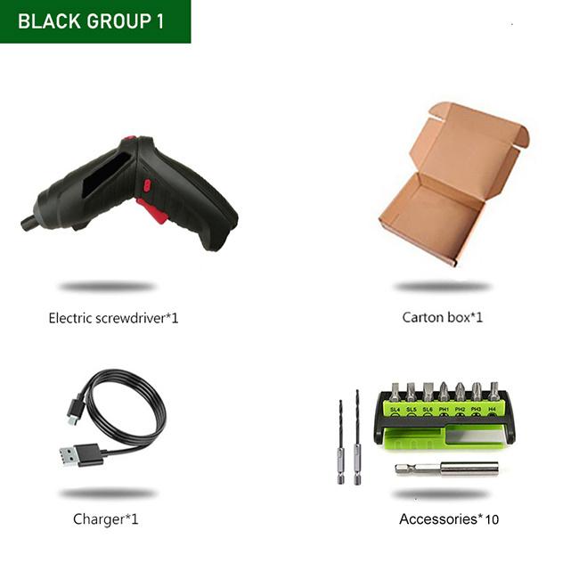 

Аккумуляторная мини-электрическая отвертка 3,6 В, трансформирующийся электроинструмент, перезаряжаемая, 1300 мАч, литий-ионная, электродрель для дома, сделай сам