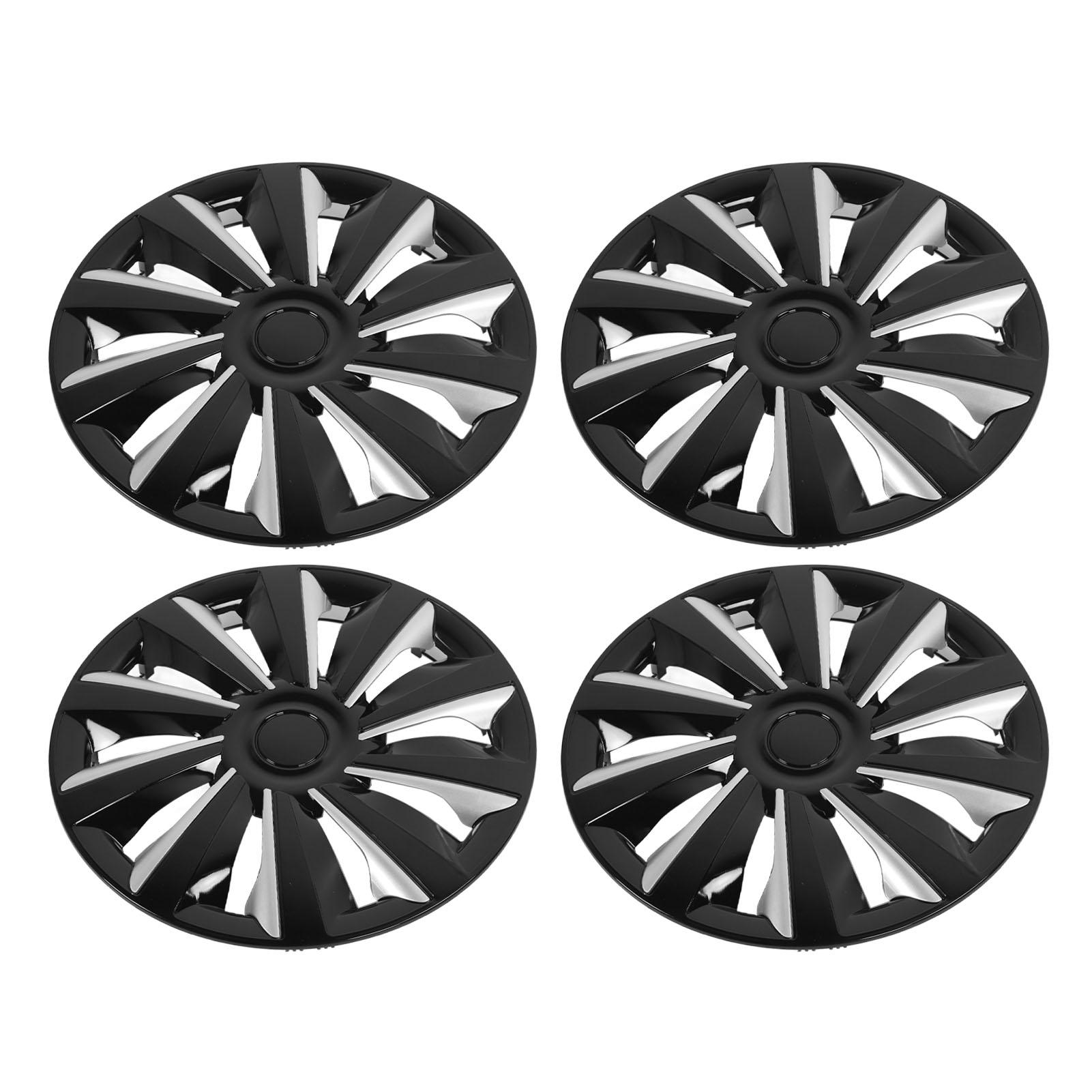 

4 шт. Колпак колеса, колпак колеса, защелкивающийся, универсальный, 15 дюймов, колпак колесного диска, внешние аксессуары, замена для