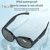 2-i-1 Bluetooth-kompatible solbriller Hodetelefoner IPX4 Vanntett Ultralett polarisert linse UV-beskyttelse Sports Smart Brille-hodetelefoner
