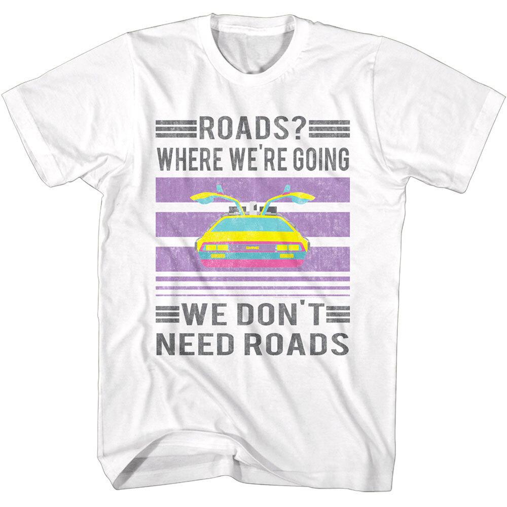 Back to The Future Pastel Color Block Men T Shirt M