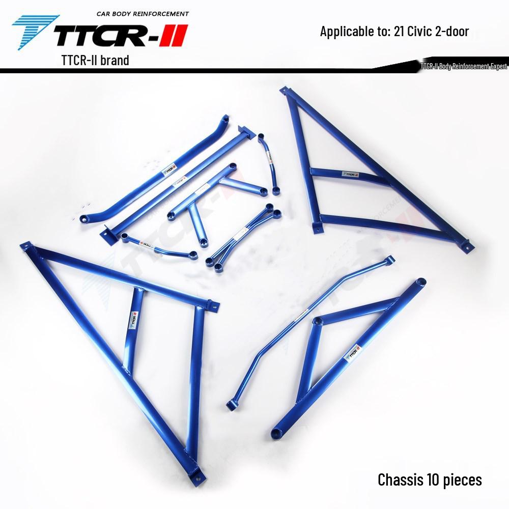 Compatible Sway Bar Chassis Strengthening Parts for 8th–11th Gen Civic, with Specific Compatibility for 10th Gen Models.
