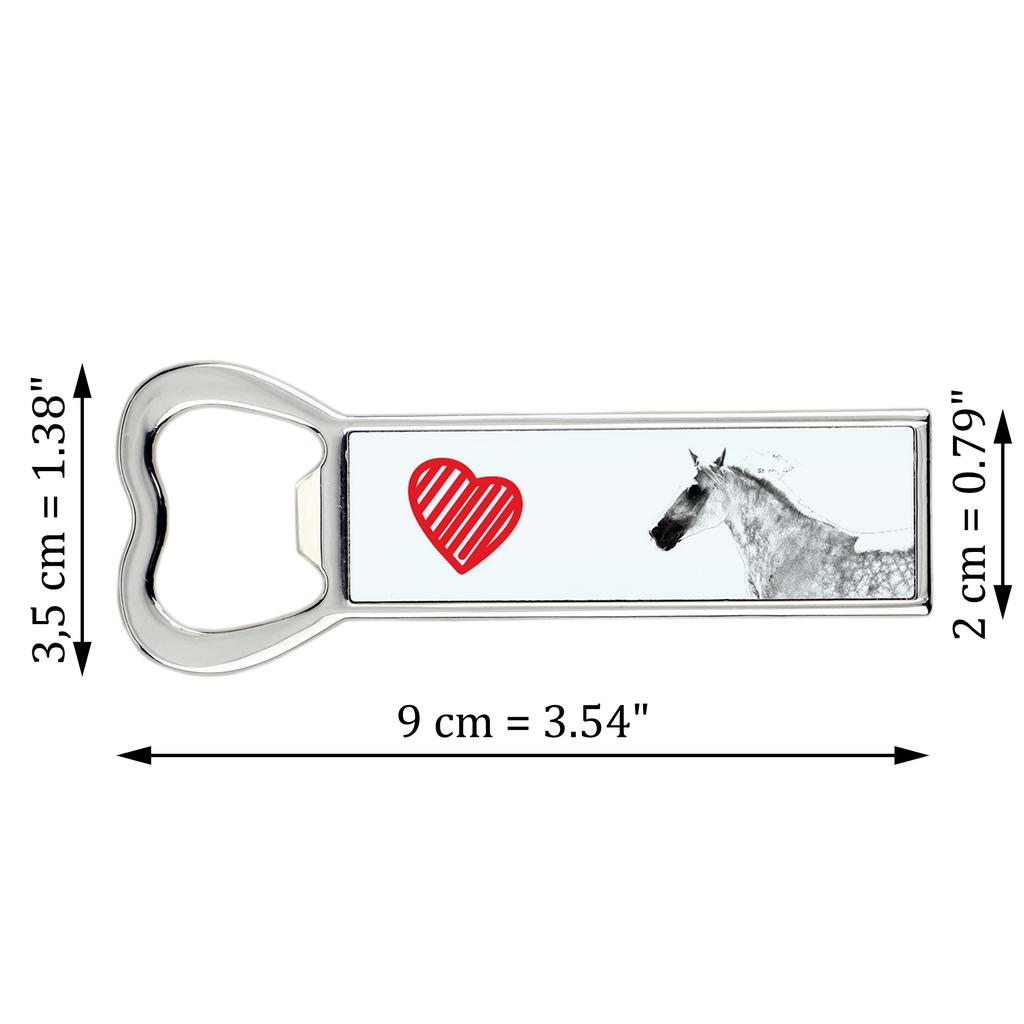Barb Horse – Bottle opener with a horse, personalized fridge magnet bottle opener | Art-Dog