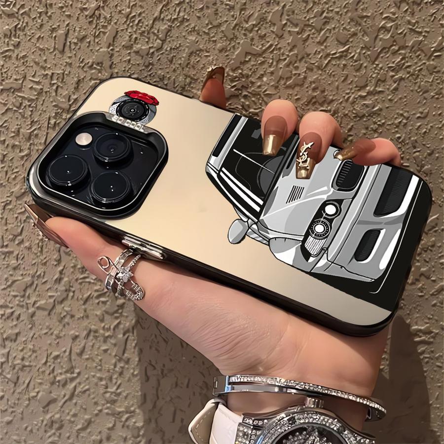 Phone Case for iPhone 11 12 13 Pro Max 17 Air 14 15 16 Plus 16e Soft Shell JDM Sprot Car